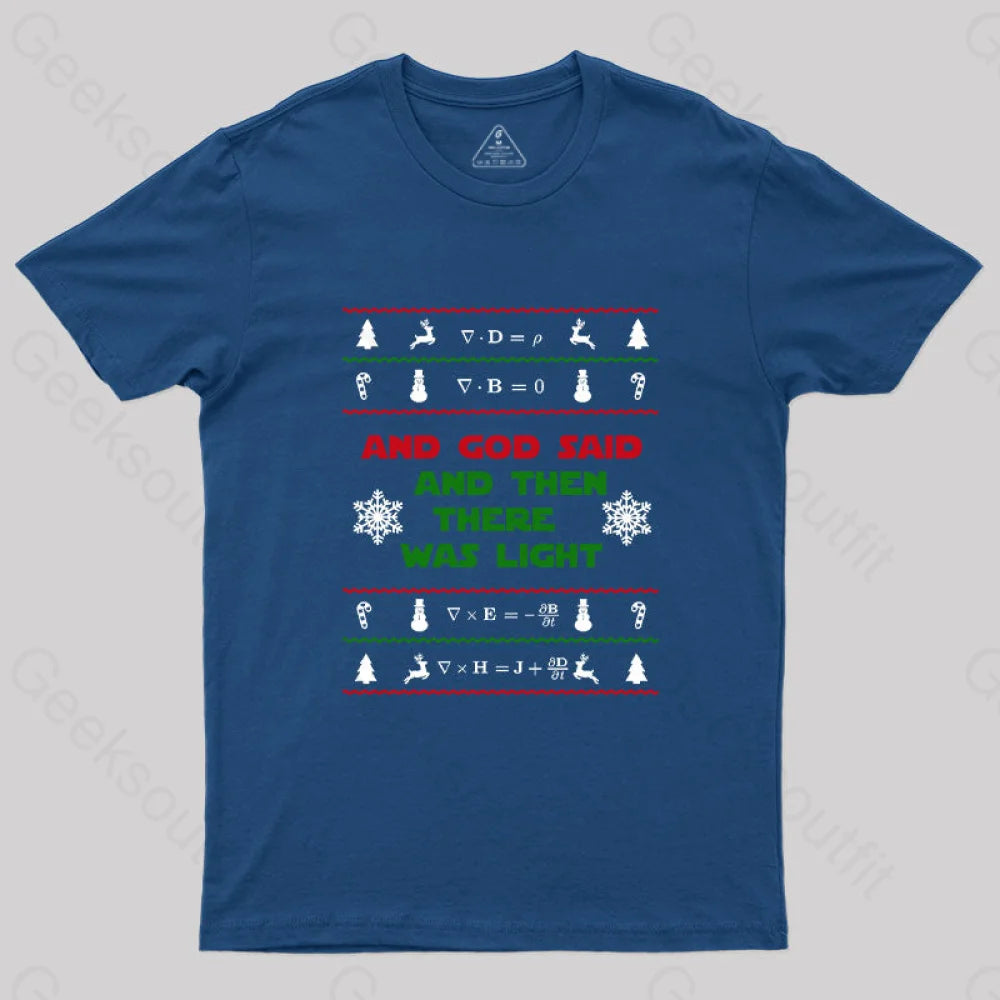 Christmas Physics Equations T-Shirt