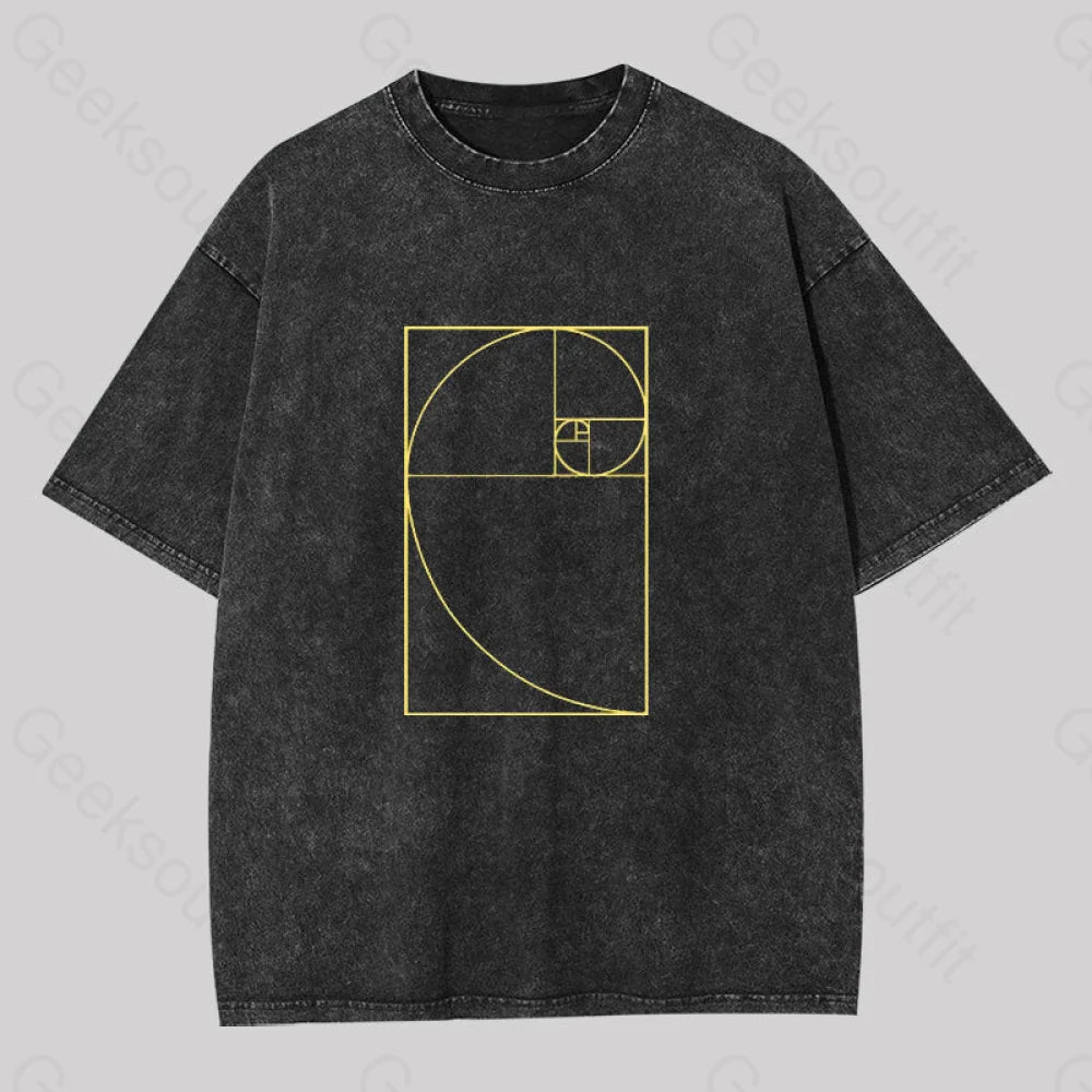 Golden Spiral Washed T-shirt