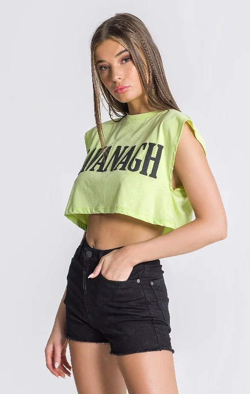 Embellished T-ShirtsGreen Candy Tee