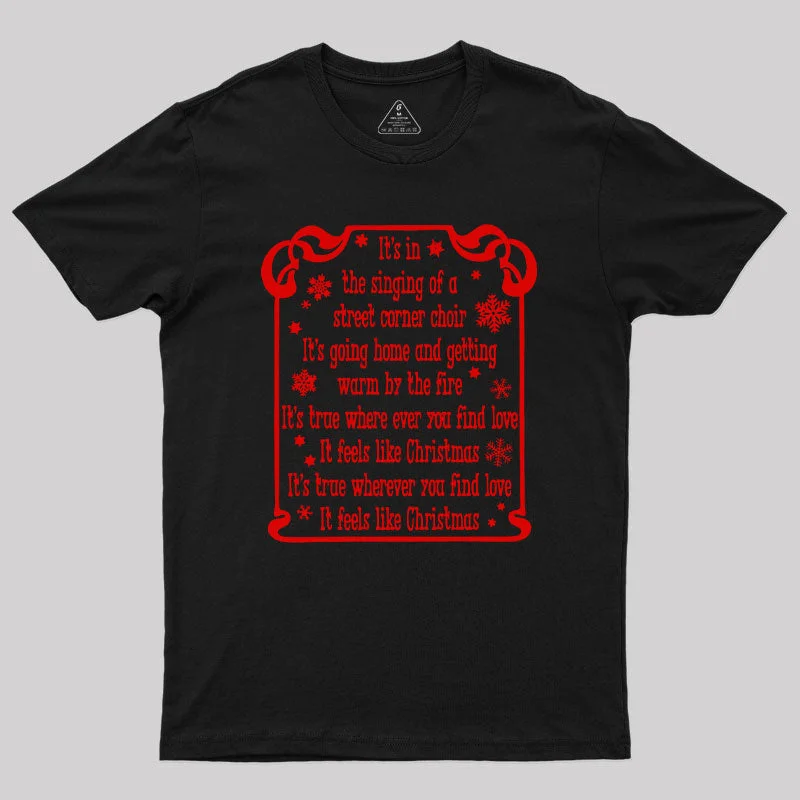 It Feels Like Christmas Muppet Christmas Carol Geek T-Shirt