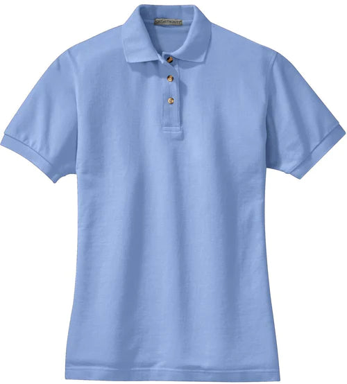 Port Authority Ladies Heavyweight Cotton Pique Polo