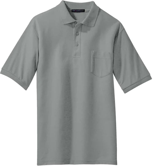 Port Authority Silk Touch Polo with Pocket