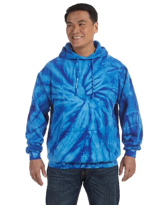 Tie-Dye CD877 Adult Tie-Dyed Pullover Hooded Sweatshirt