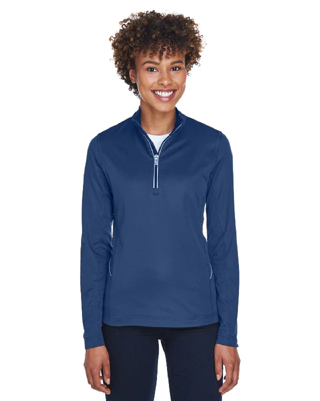 UltraClub 8230L Ladies' Cool & Dry Sport Quarter-Zip Pullover