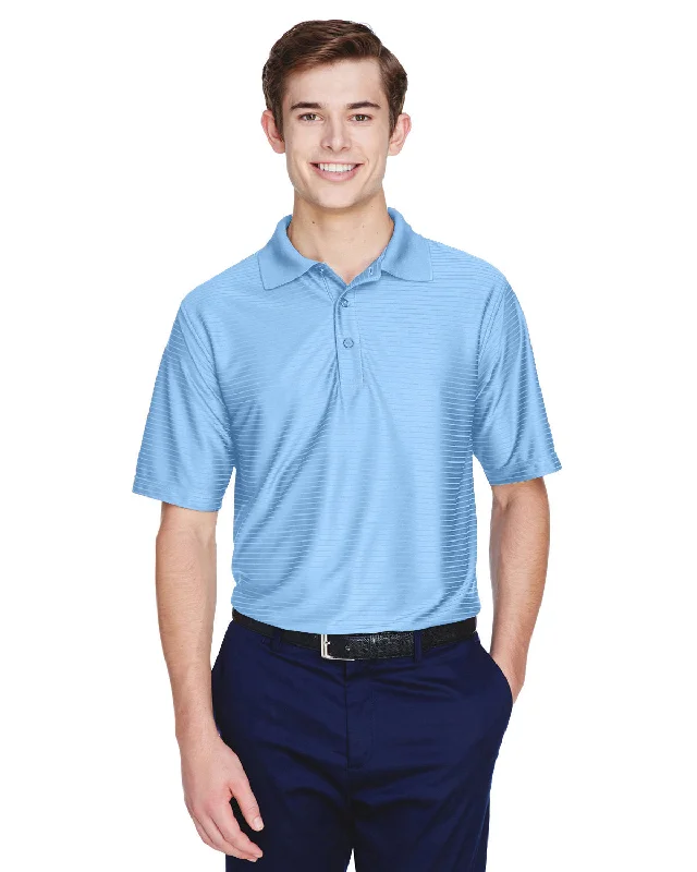 UltraClub 8413 Men's Cool & Dry Elite Tonal Stripe Performance Polo