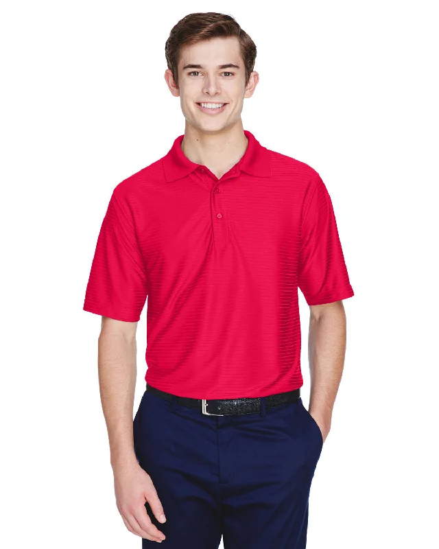 UltraClub 8413 Men's Cool & Dry Elite Tonal Stripe Performance Polo