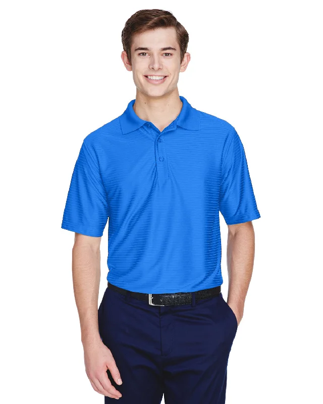 UltraClub 8413 Men's Cool & Dry Elite Tonal Stripe Performance Polo